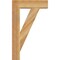 Ekena Millwork Traditional Block Rough Sawn Bracket, Western Red Cedar, 4"W x 18"D x 30"H BKT04X18X30TRA05RWR - alternate 4